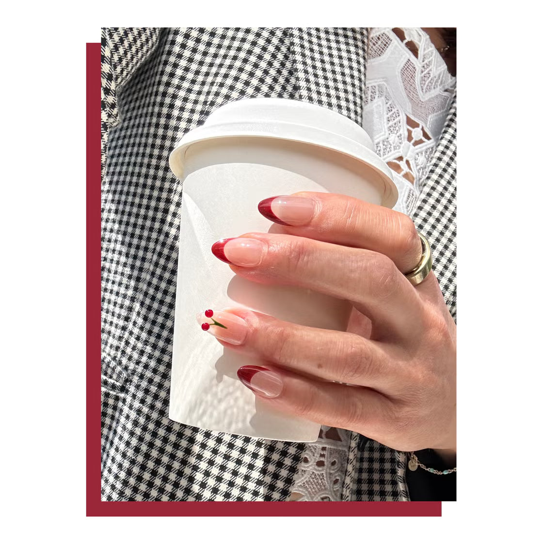 Fette press on nails featured in red magazine